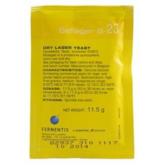 Levure fermentis - SafLager S-23 - 11,5 g