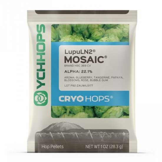 Lupuline de houblon Cryo Hops® - Mosaic - 28g