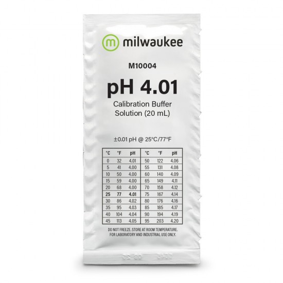 Solution de calibration 4.01 de Milwaukee Instruments - 20 ml 